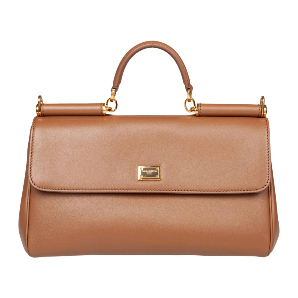 Dolce & Gabbana Women's Brown Handbags, One Size, My Sicily Handbag