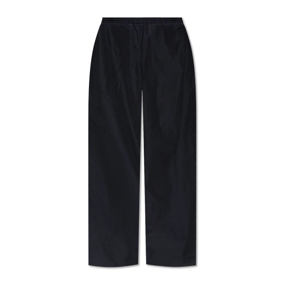 Balenciaga Nylonbroek met een losse pasvorm Black Heren