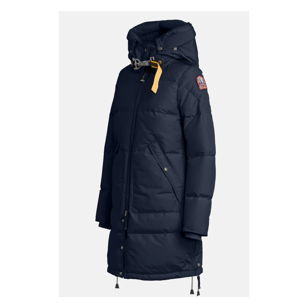 Parajumpers Lange Beer Gewatteerde Jas Blue Dames