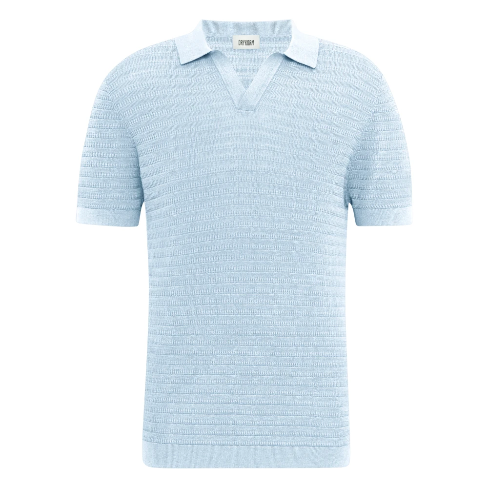 Drykorn Men's Blue Braian 10 Polo Shirt - Polo Shirts - M - Tops
