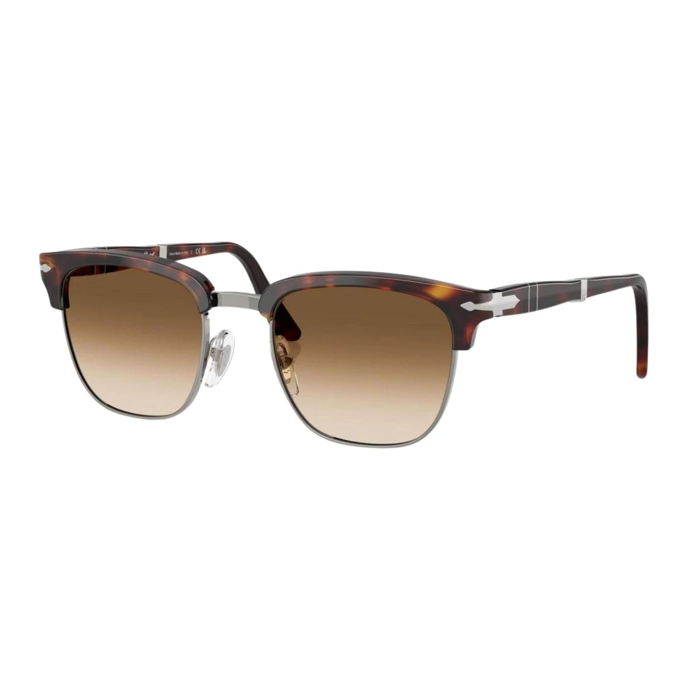 Persol Unisex Brown Po3375s 24/51 Sunglasses Acetate Turtle Squared Normal Shaded - Image 3