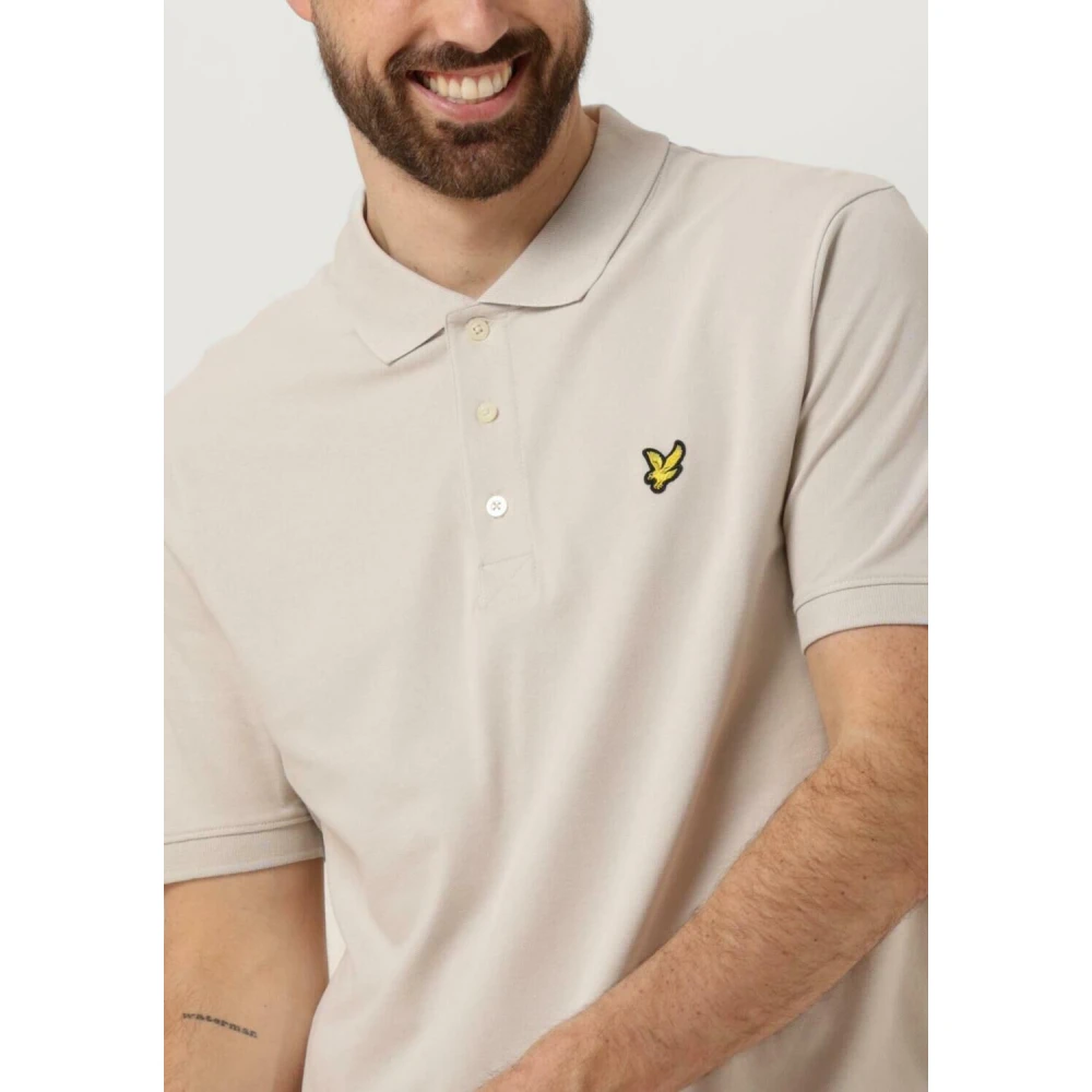 Lyle & Scott Beige Polo Shirt Zomerstijl Beige Heren