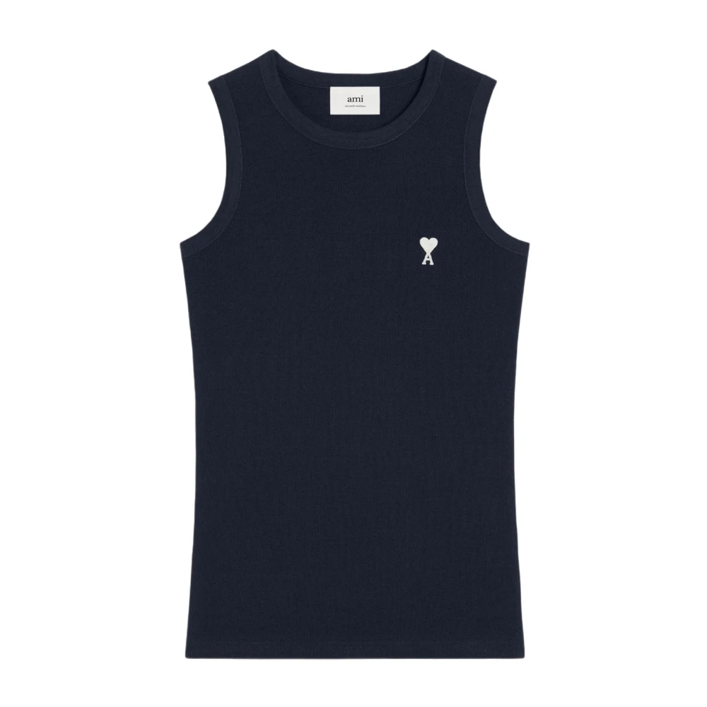 Tops > Sleeveless Tops - - Ami Paris - Modalova