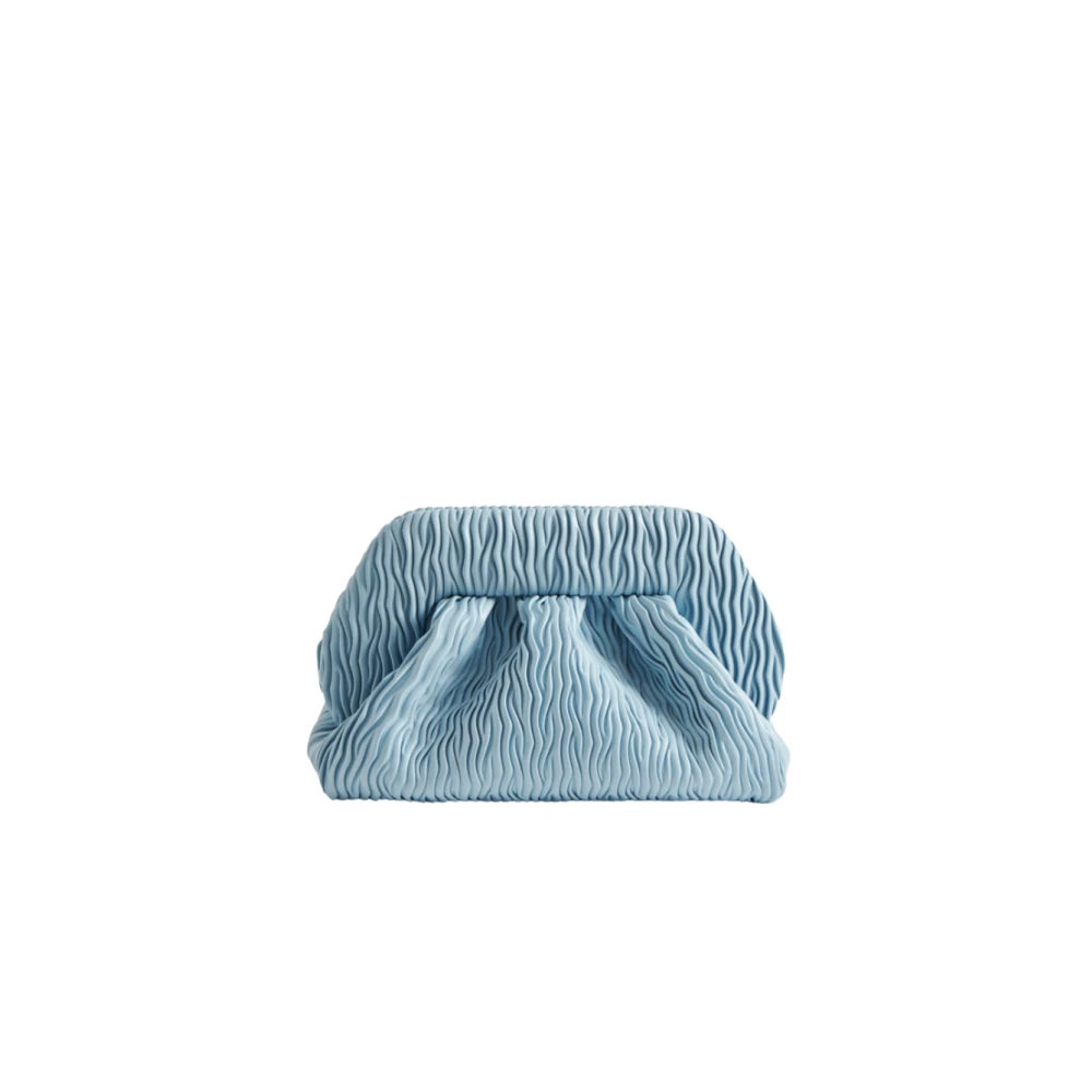 Themoirè Women's Blue Clutches, One Size, Tia Clutch