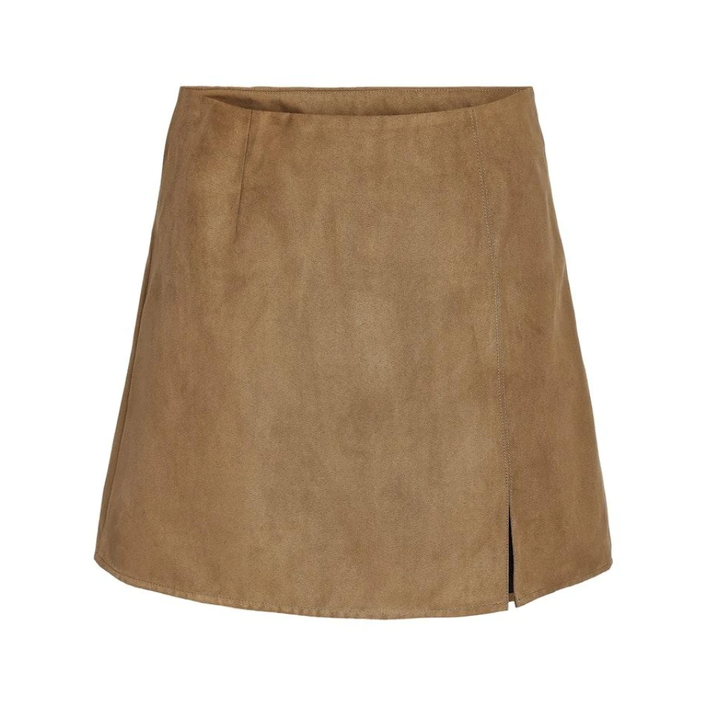 Noisy May Penny Suede PU ROK Partridge Bruin Brown Dames