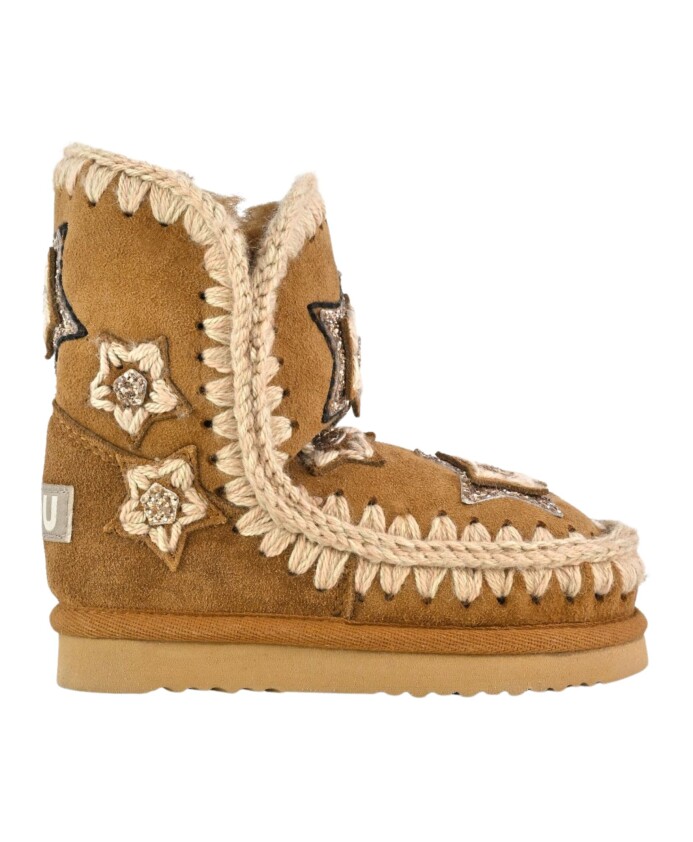 bottes-eskimo-camel-avec-etoiles-pailletees