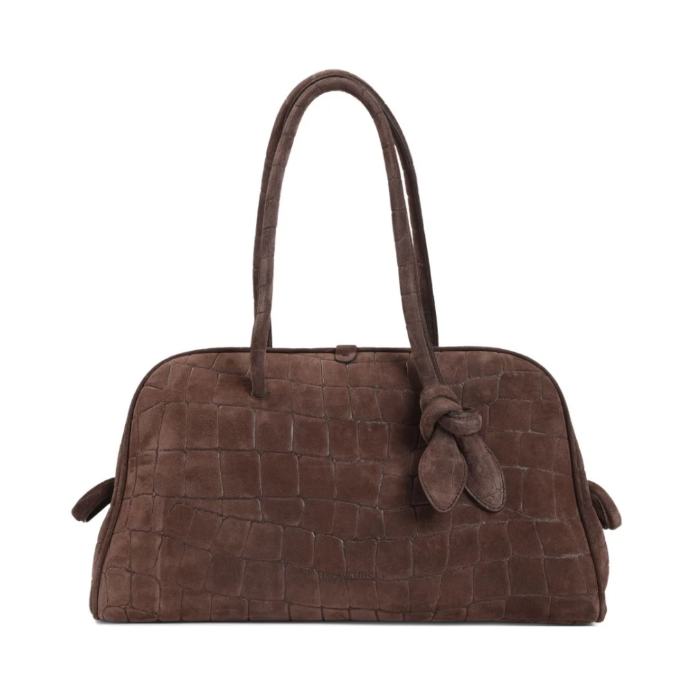 Jacquemus Brown Shoulder Bags, Female, One Size, The Turismo Bag
