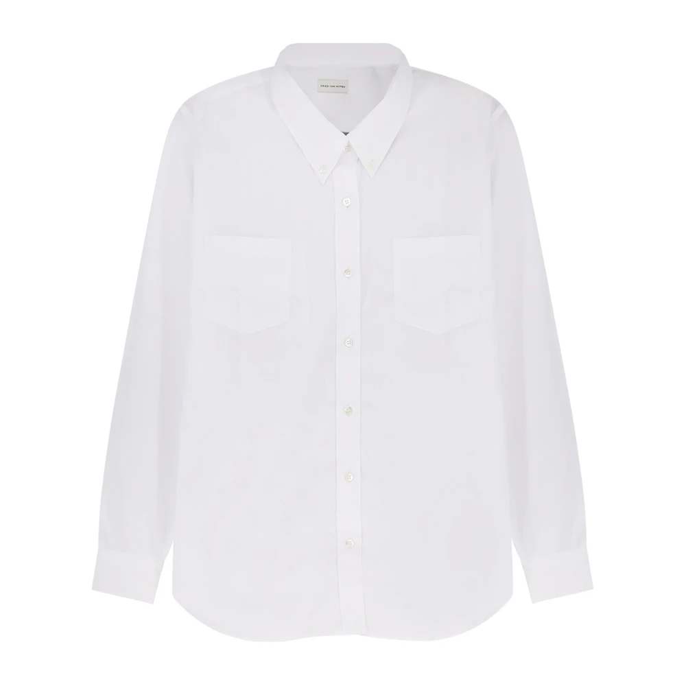 Dries Van Noten Women's White Shirts - Shirts - Xs - Blouses & Shirts