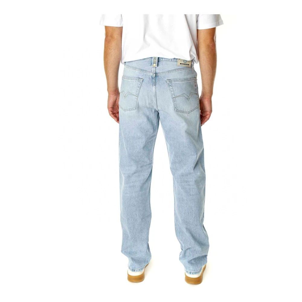 Replay Vintage High-Waist Straight Fit Jeans Blue Heren