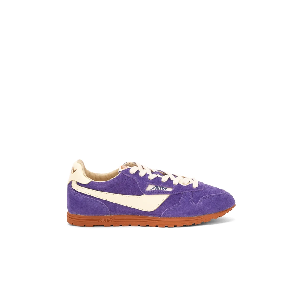 Autry Women's Purple Sneakers, 7 Uk, Windspin Low