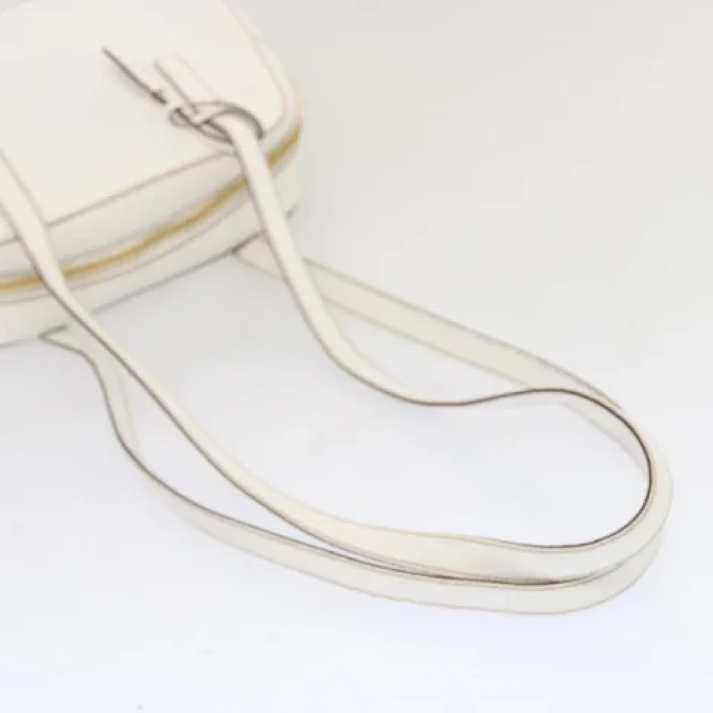 Prada Vintage Pre-owned Leather shoulder-bags White Dames