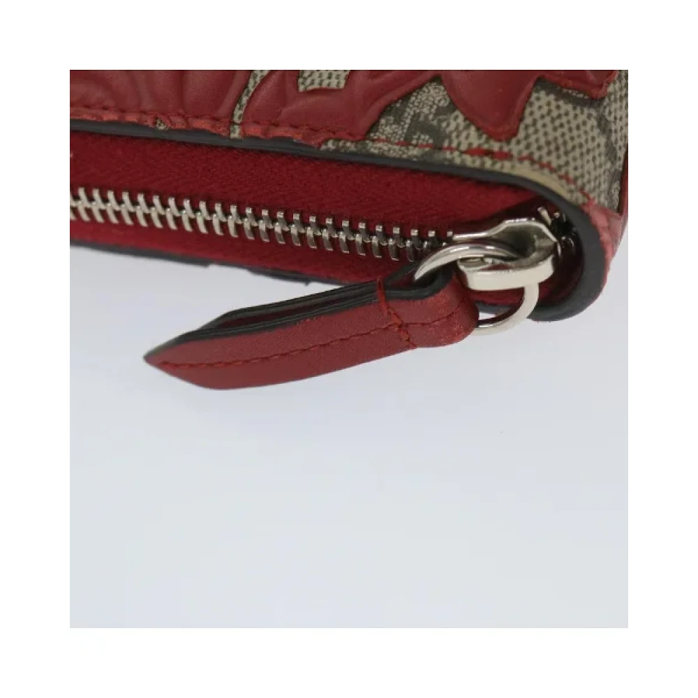 Gucci Vintage Pre-owned Leather wallets Red Dames