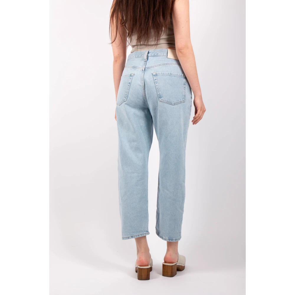 Citizens of Humanity Dahlia Bow Leg Baby Roll Jeans Blue Dames