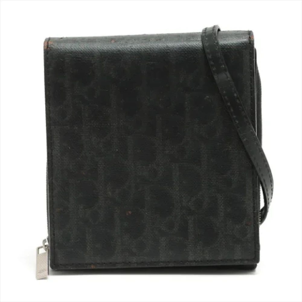 Dior Vintage Pre-owned Leather shoulder-bags Black Heren