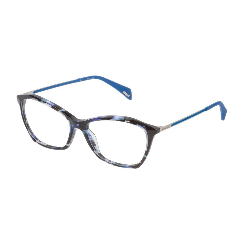 Police Blauwe Kunststof Frames met Wijzerplaat Blue Dames
