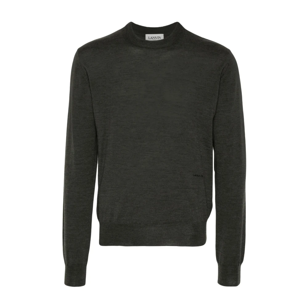 Lanvin Brown Crew Neck Light Jumper - Male - Round-Neck Knitwear - Xl - Knitwear