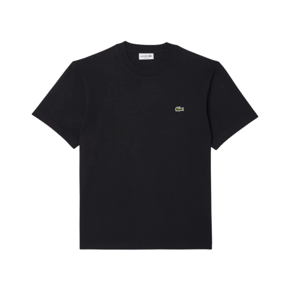 Lacoste Casual Tee Shirt in Diverse Kleuren Black Heren