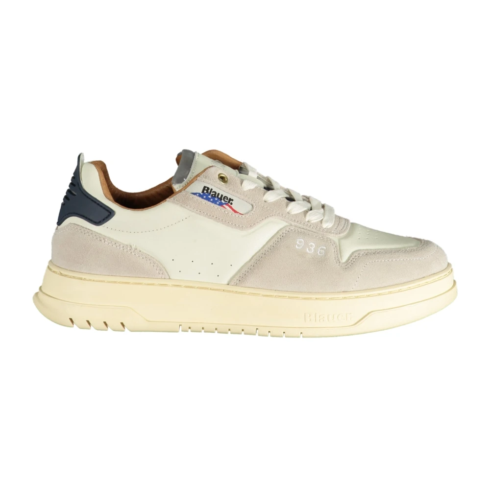 Blauer Men's White Sneakers, 7 Uk, Shoes
