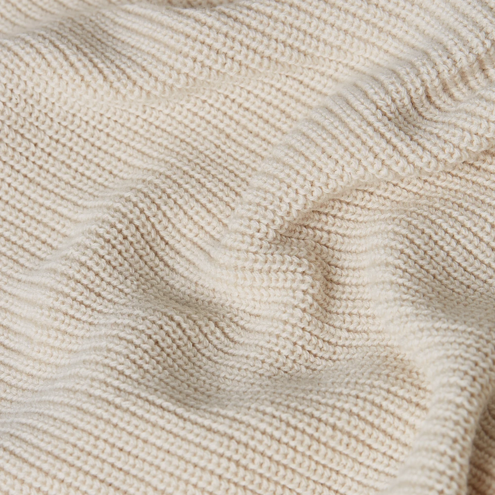 G-Star Klassieke Zip Gebreide Trui Beige Heren