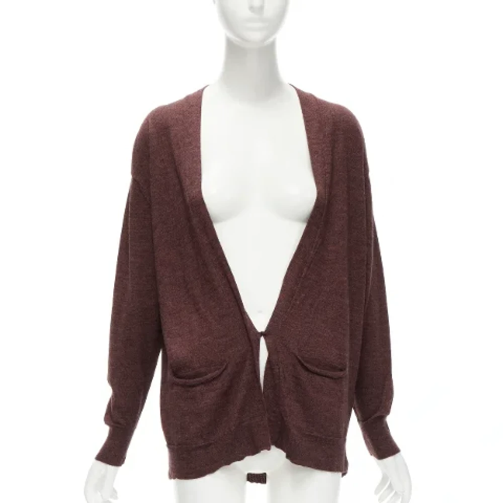 Isabel Marant Pre-owned Wool tops Brown Dames