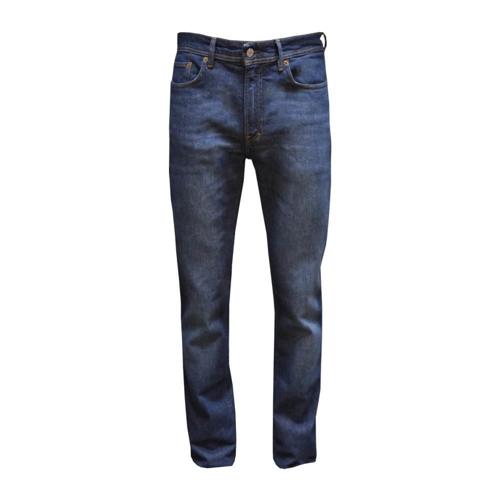 Acne Studios Slim Fit Denim North Blauw Blue Heren