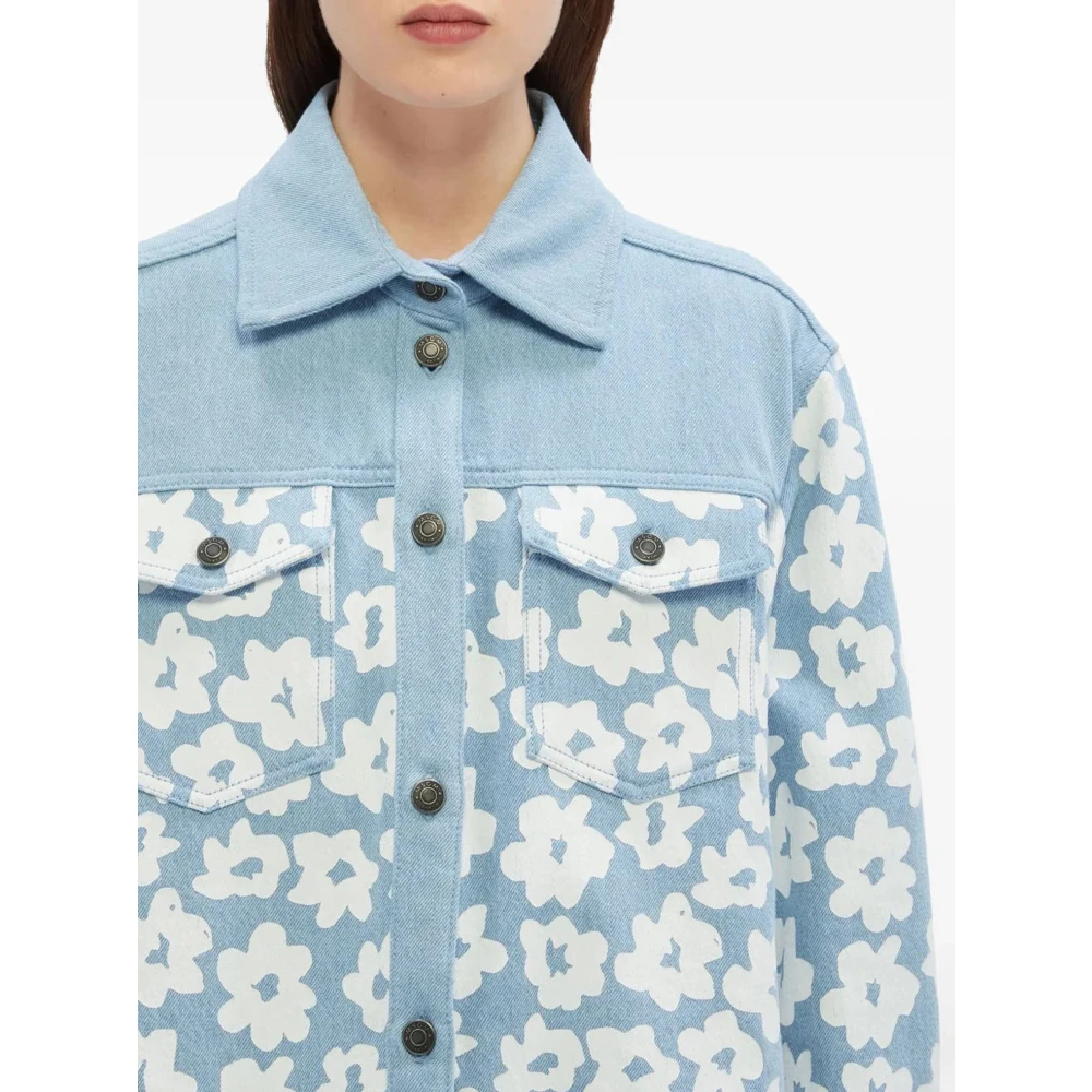 Msgm Stijlvolle Shirt voor Mannen Blue Dames