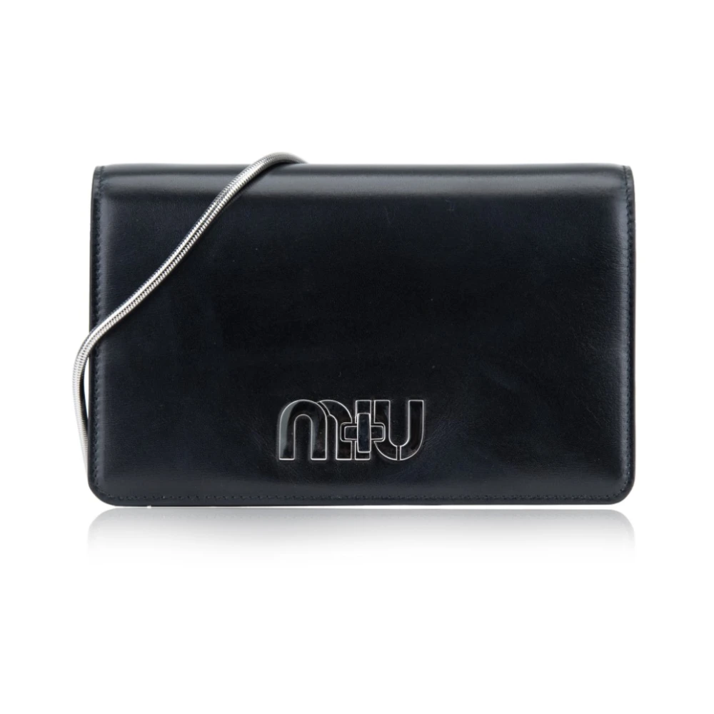 Miu Dames Schoudertas Girello Stijl Black Dames