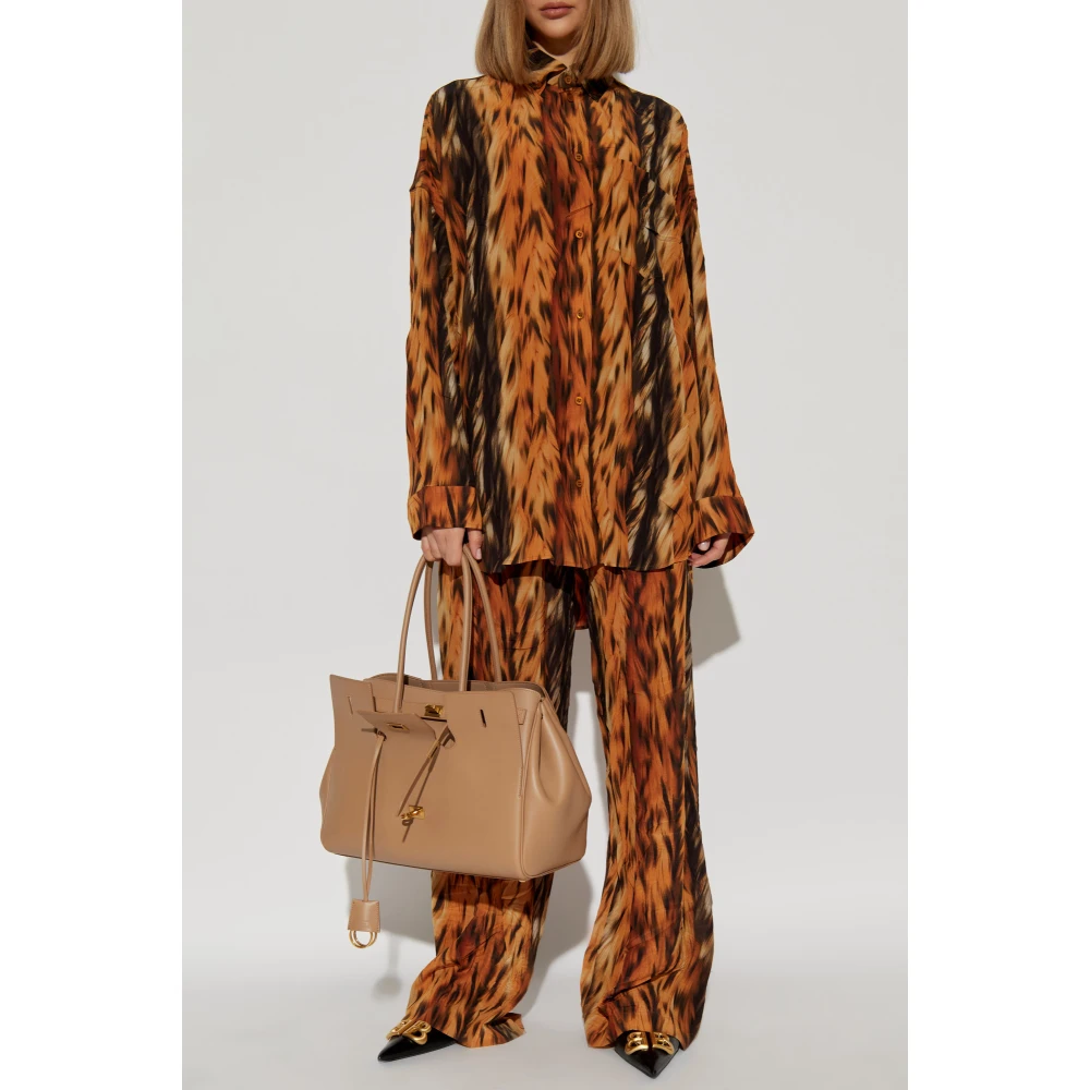Balenciaga Cocoon Shirt Orange Dames