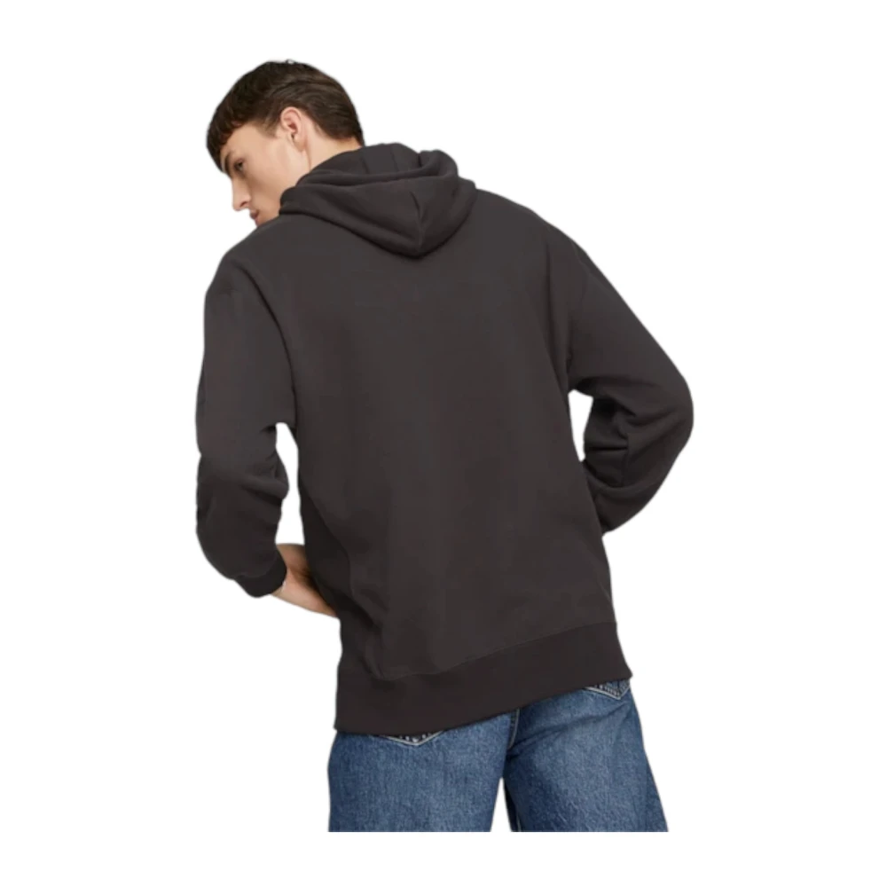 Puma Grafische hoodie Downtown stijl Black Heren