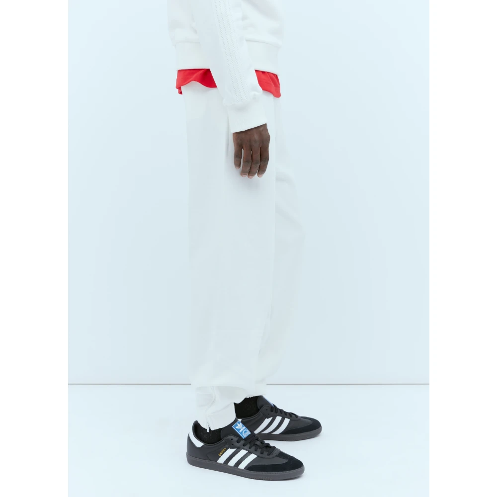 Wales Bonner Logo Print Trainingsbroek White Heren