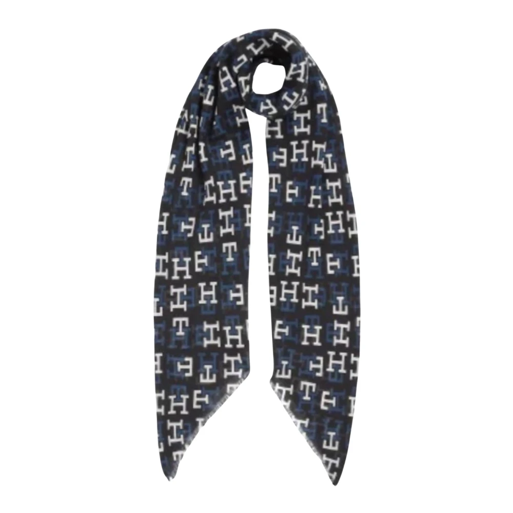 Tommy Hilfiger Handige Vierkante Sjaal voor Vrouwen Blue Dames
