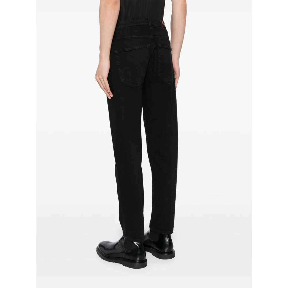 Dondup Zwarte Slim Fit Bull Jeans Black Heren