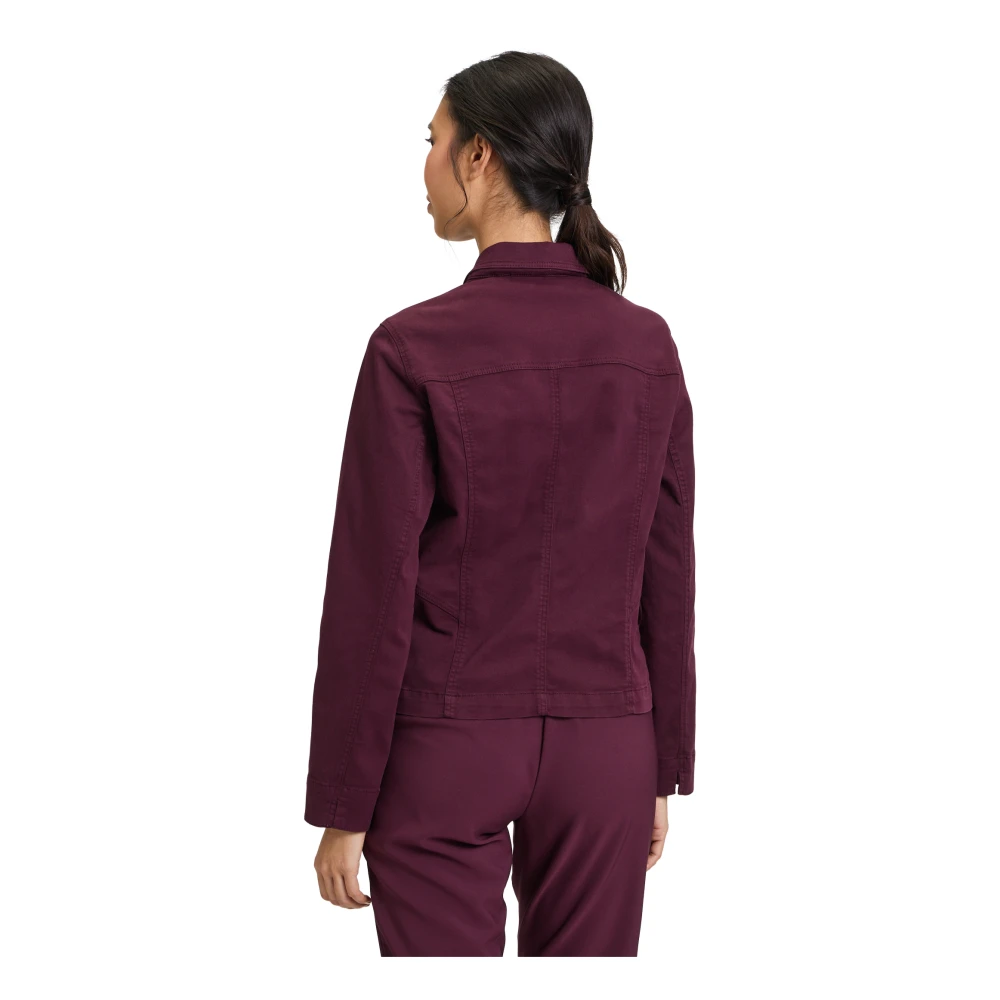 Betty Barclay Blazerjas met lange mouwen Cool en Casual Purple Dames