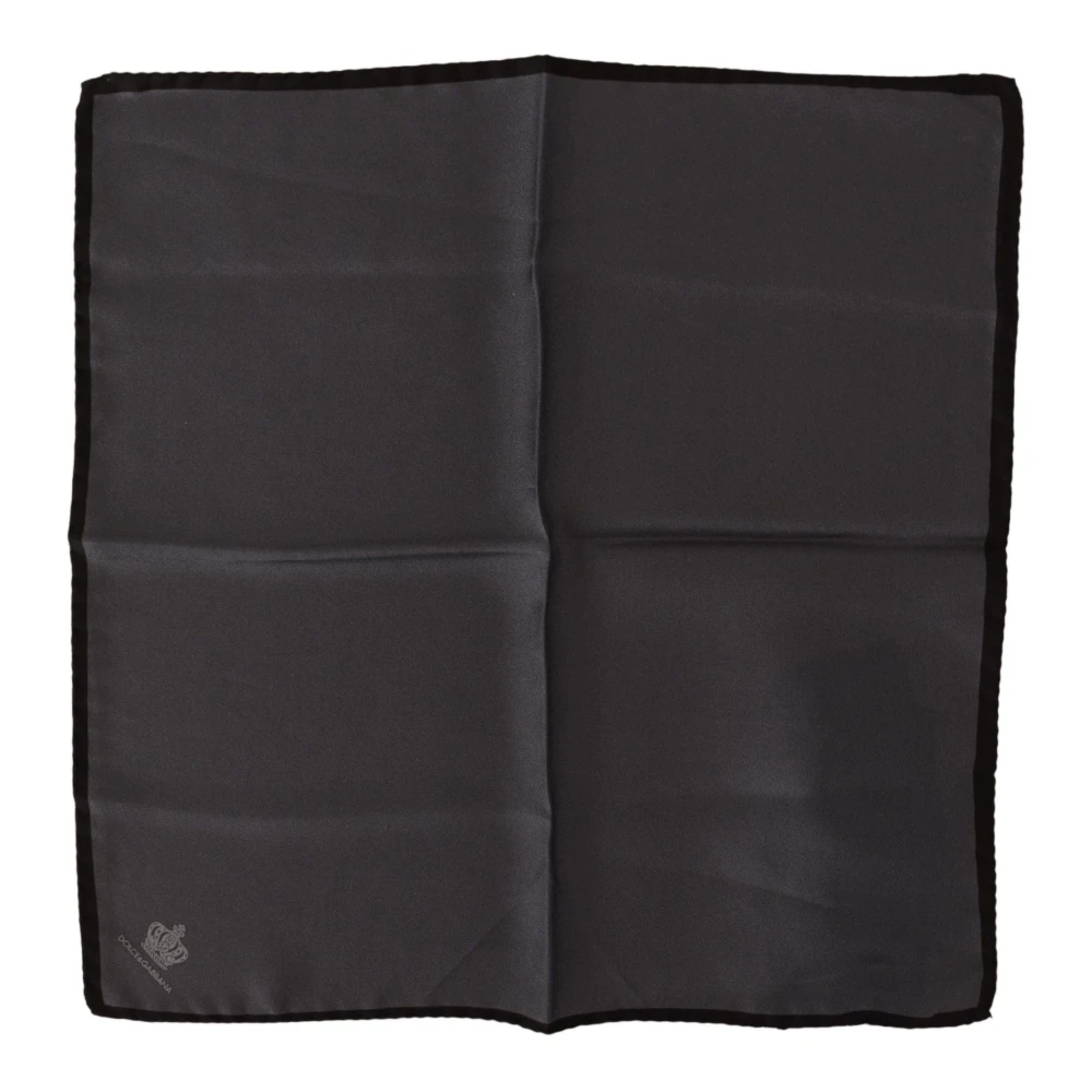 Dolce & Gabbana , Handkerchiefs, Male, Gray, One Size, Pocket Square
