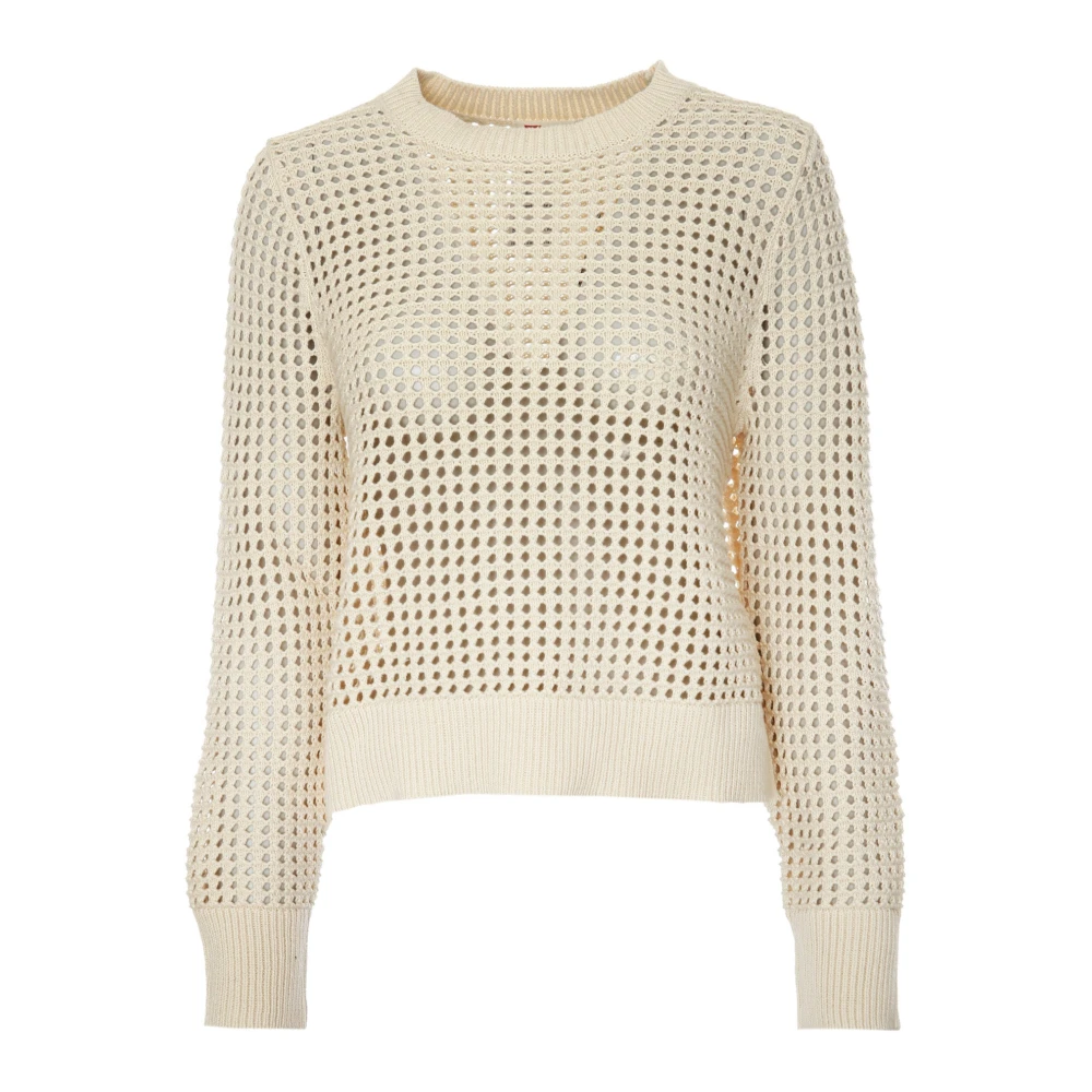 Levi's Superbloom Crochet Sweater Beige Dames