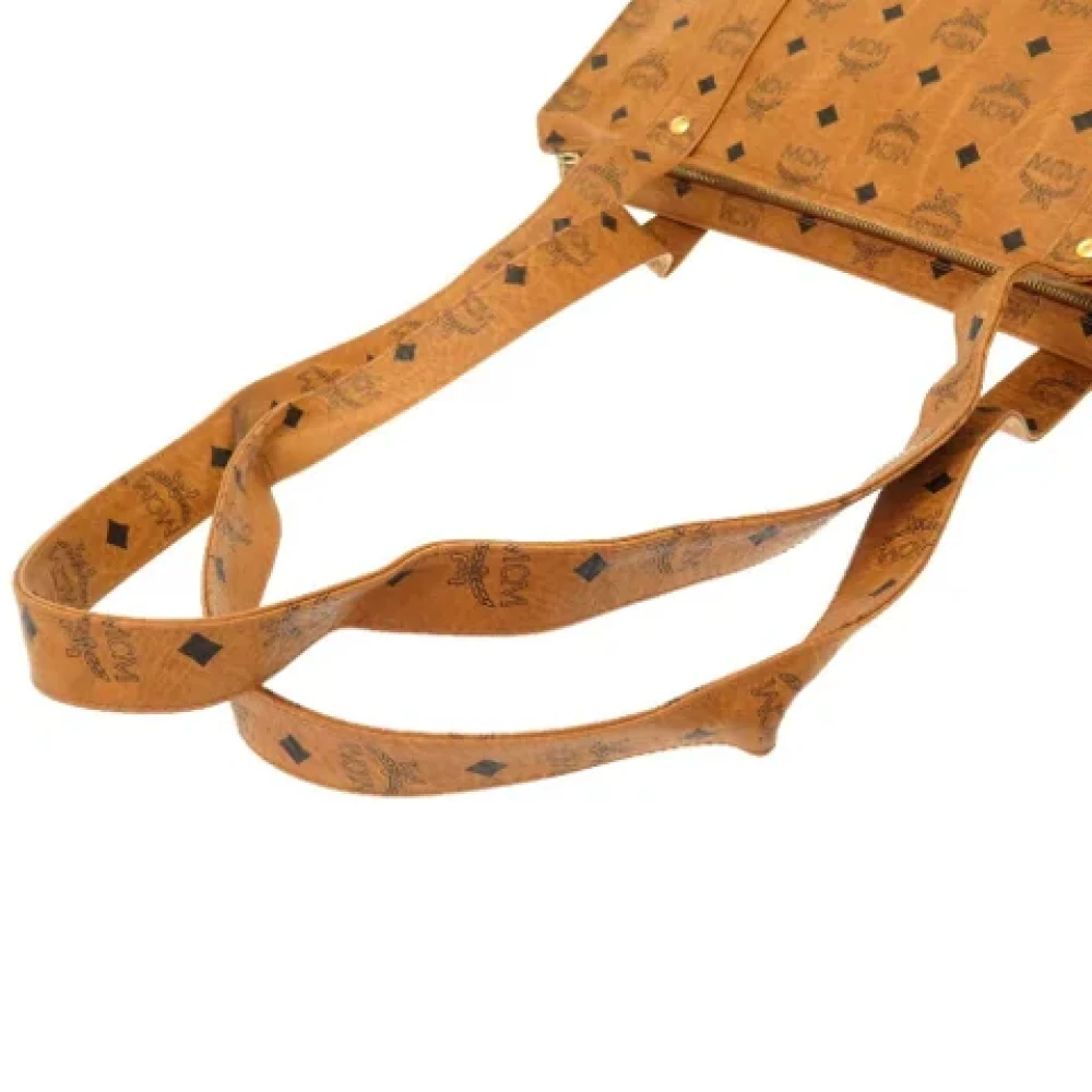 MCM Pre-owned Fabric totes Brown Dames