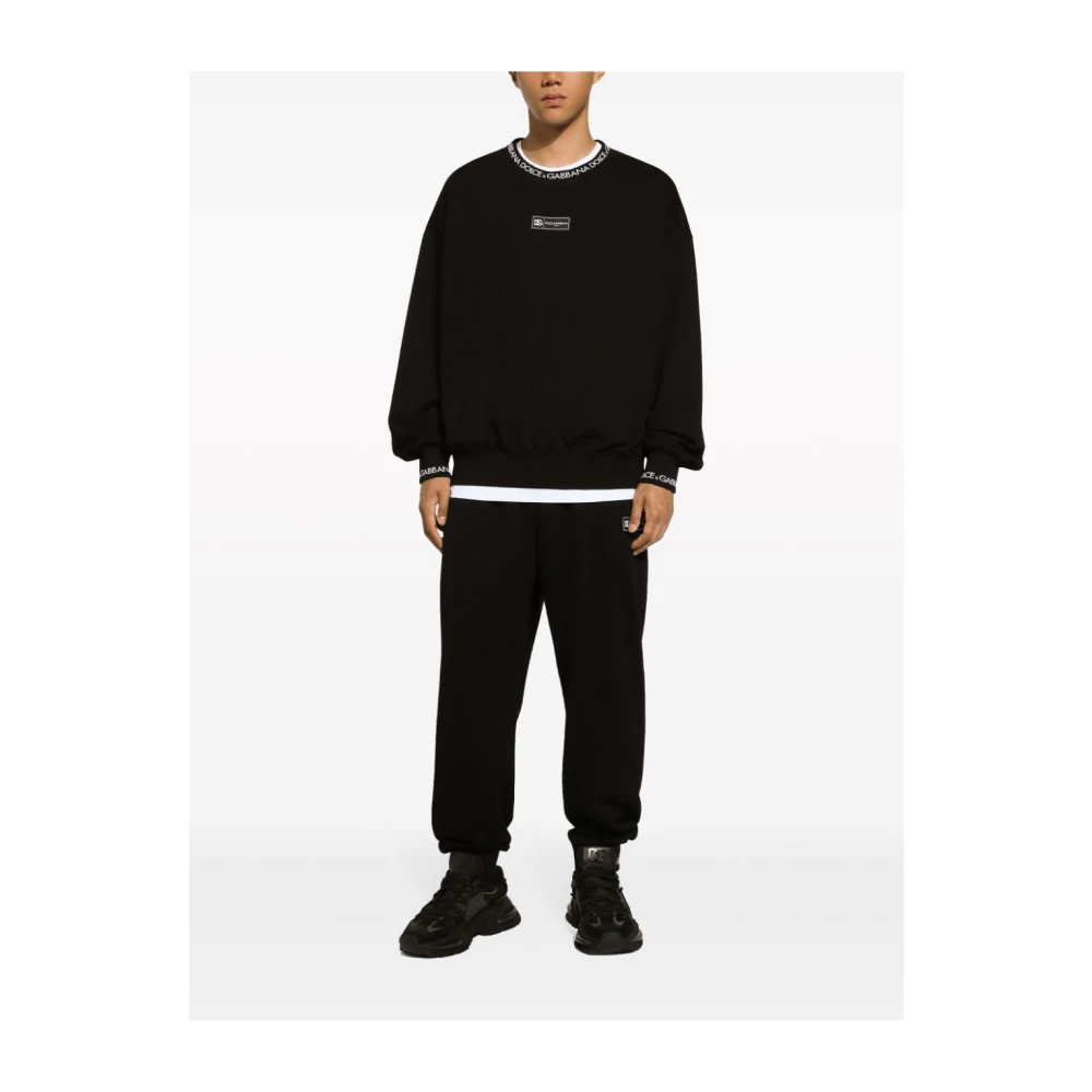 Dolce & Gabbana Zwarte Broek voor Heren Black Heren