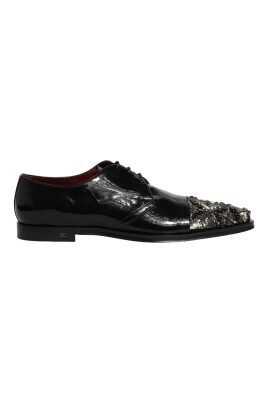 d&g men's dress shoes Dolce & Gabbana Men's Logo Plaque Leather tassel| Italian Designer Sho –  Universes main image 0