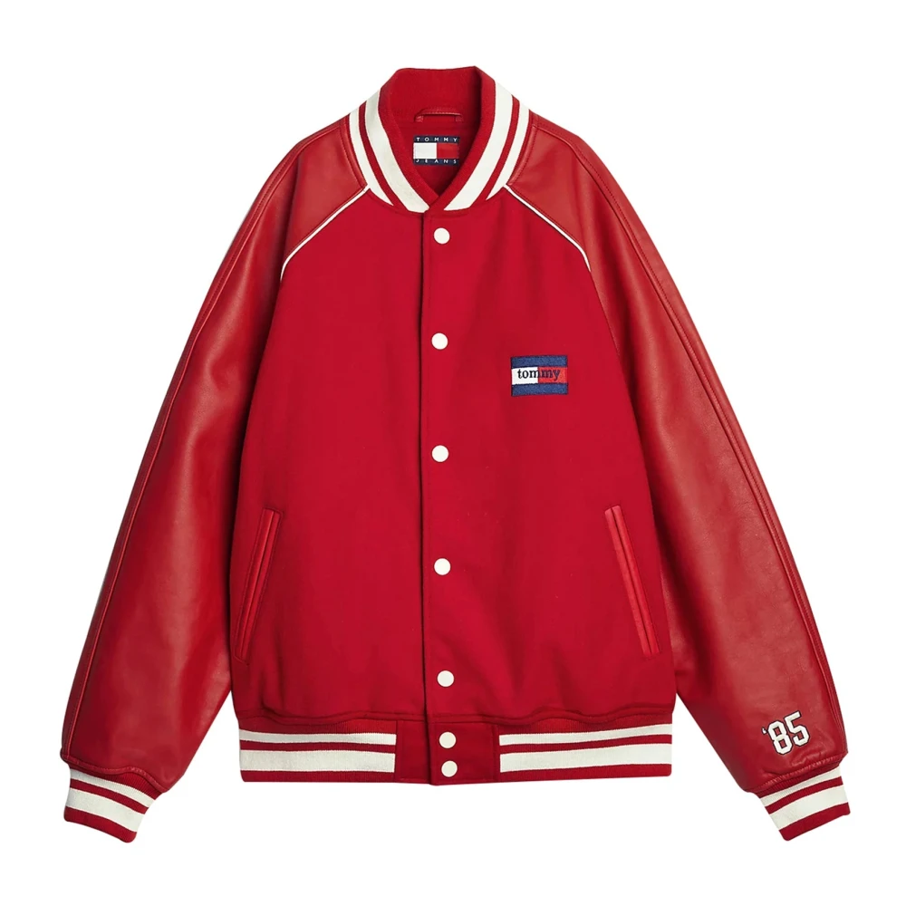 Tommy Hilfiger Bomberjack met relaxte pasvorm Red Dames