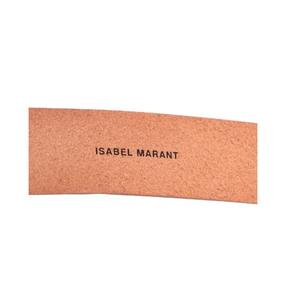 Isabel Marant Pre-owned Leather belts Brown Dames