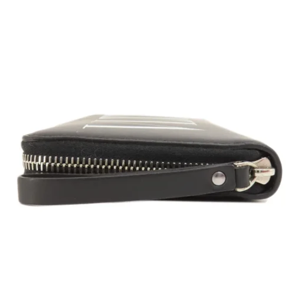 Valentino Vintage Pre-owned Leather wallets Black Dames