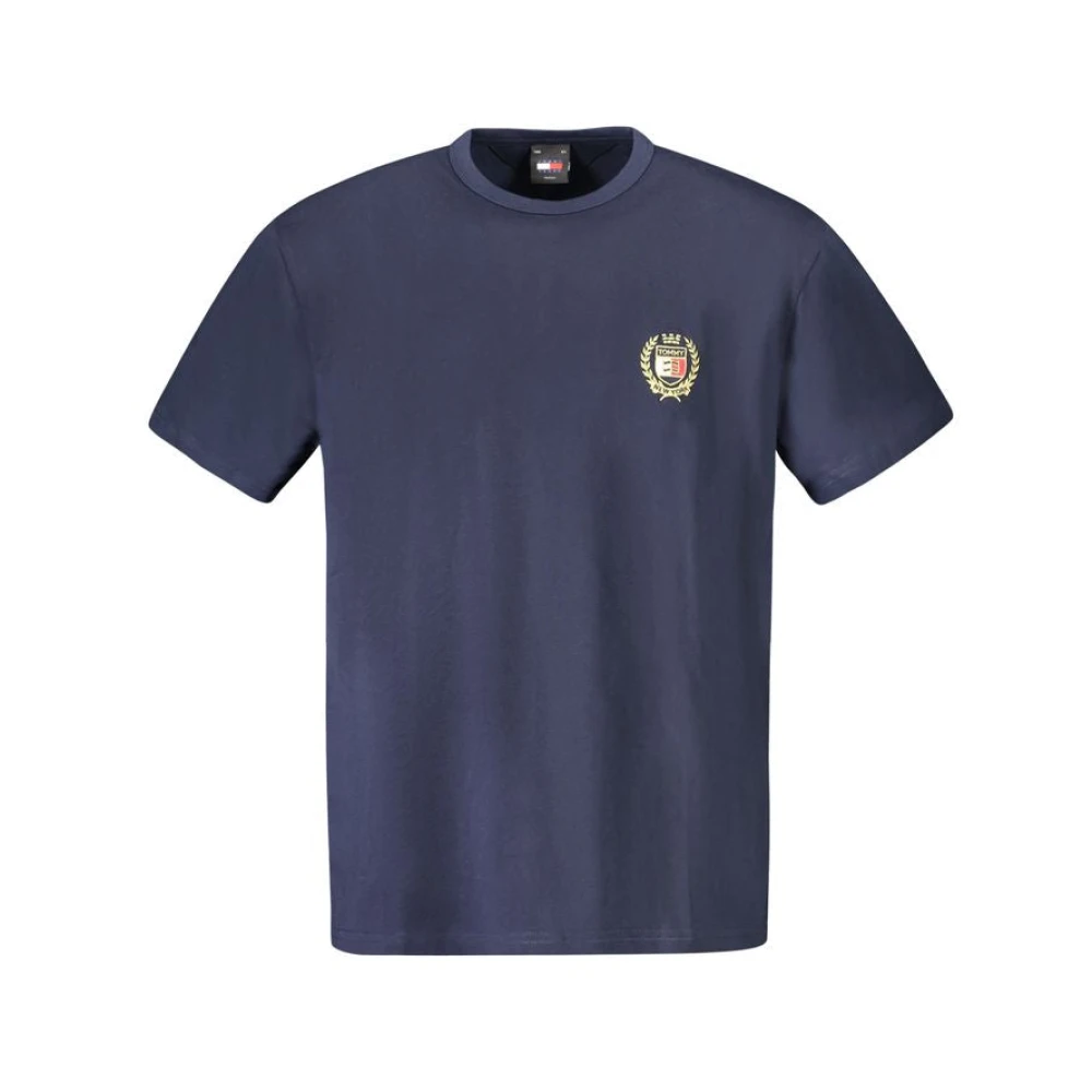 Tommy Hilfiger Blauw Katoenen T-Shirt | Tohi-32922-M Blue Heren