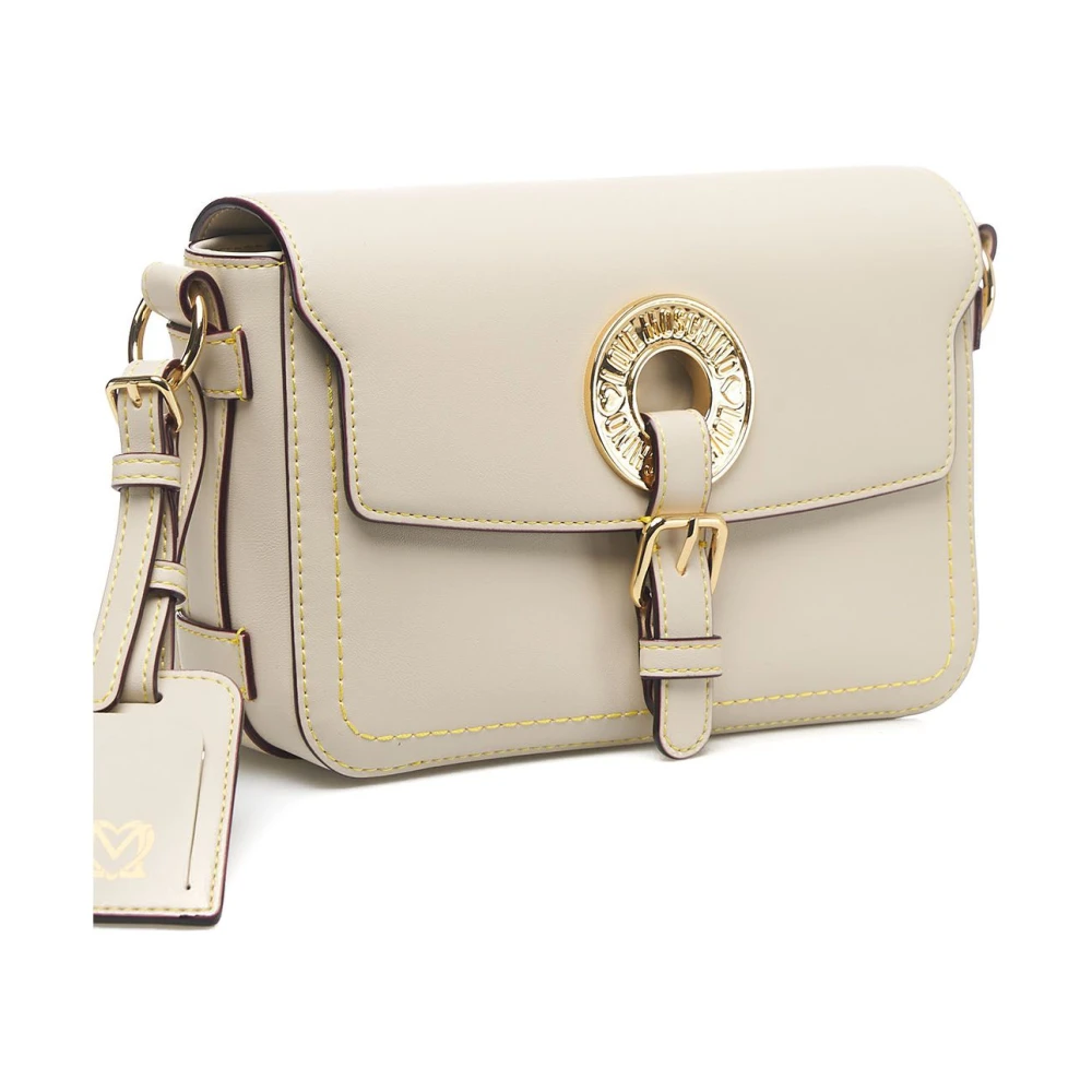 Love Moschino Stijlvolle Beige Clutch Aw24 Beige Dames
