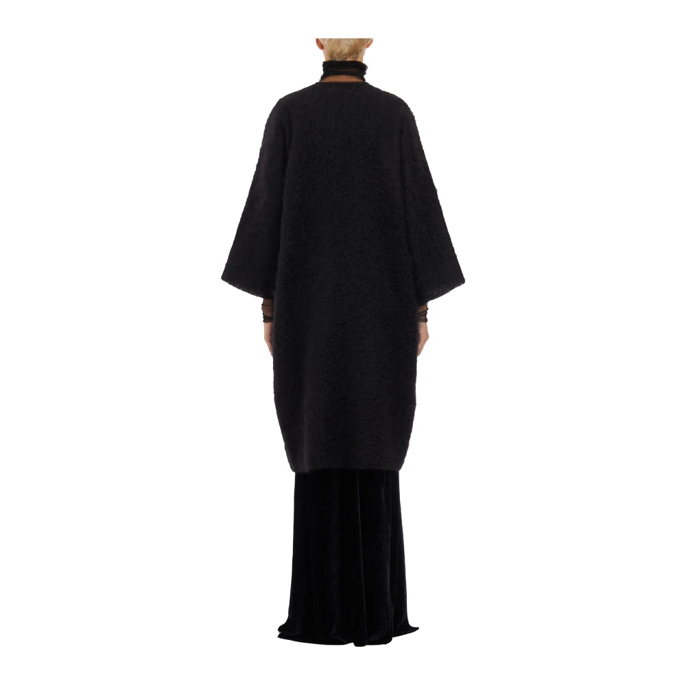 Cortana Open Mohair Trui Black Dames