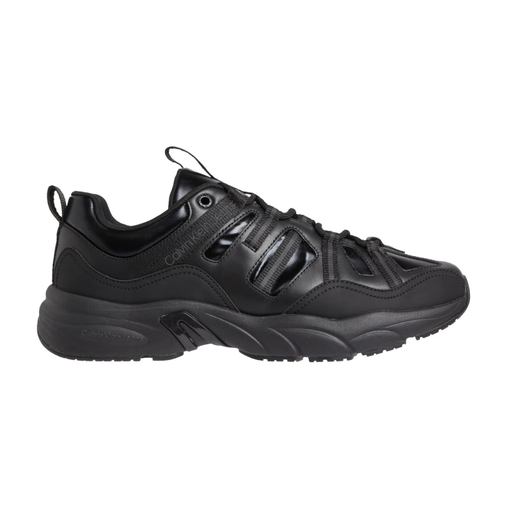 Calvin Klein Jeans Retro Tennisschoenen Heren Schoenen Zwart