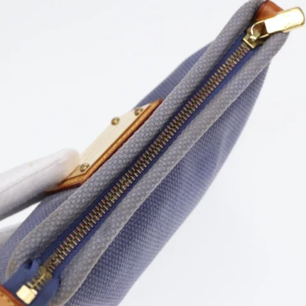 Louis Vuitton Vintage Pre-owned Canvas clutches Blue Dames