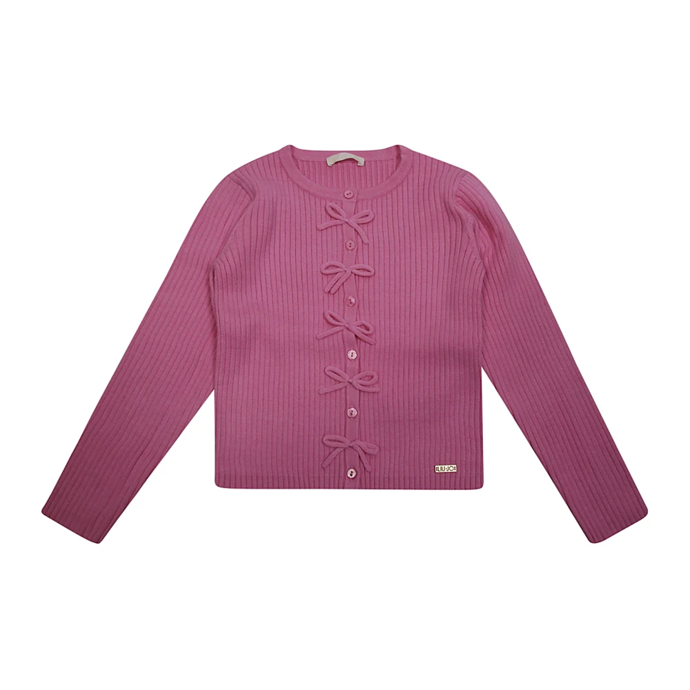 Liu Jo Kort kofta med rosett Pink, Unisex