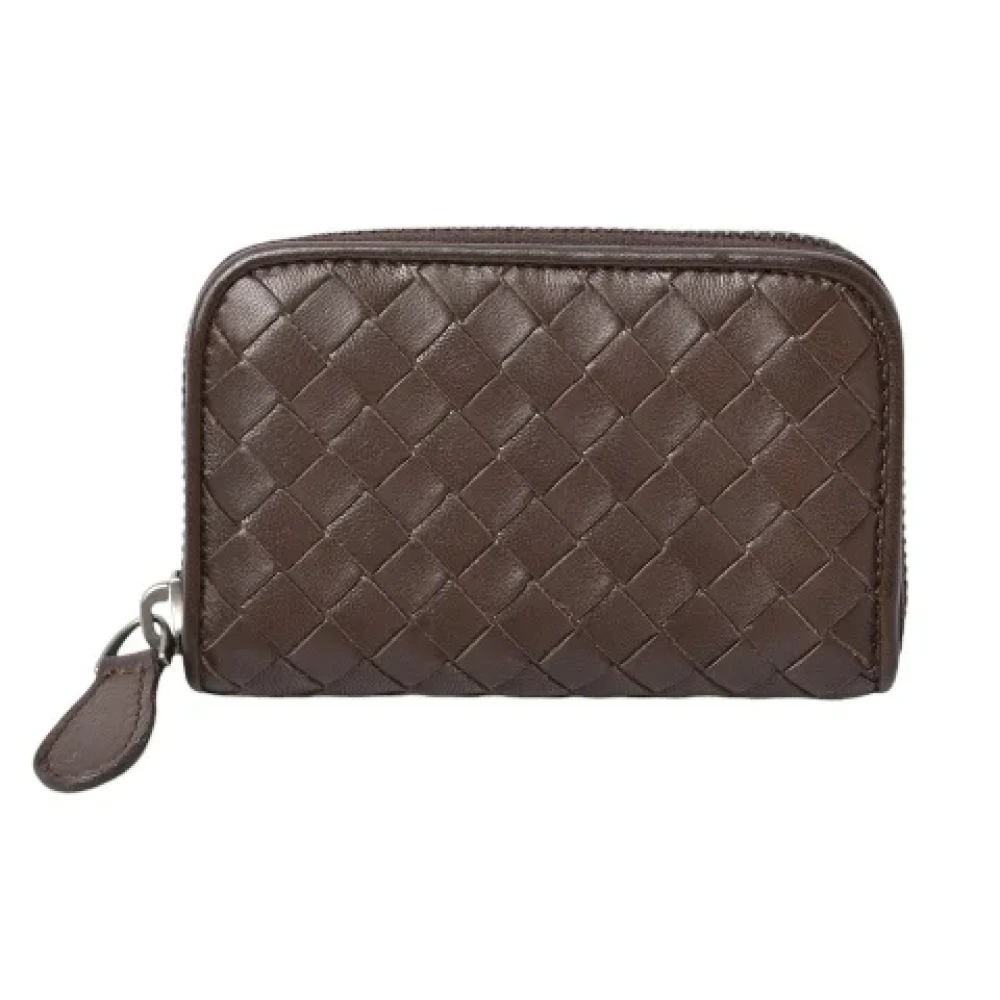 Bottega Veneta Vintage Pre-owned Leather wallets Brown Dames