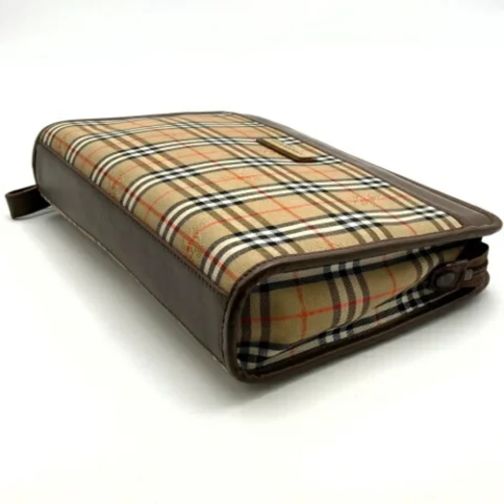 Burberry Vintage Pre-owned Leather clutches Multicolor Dames