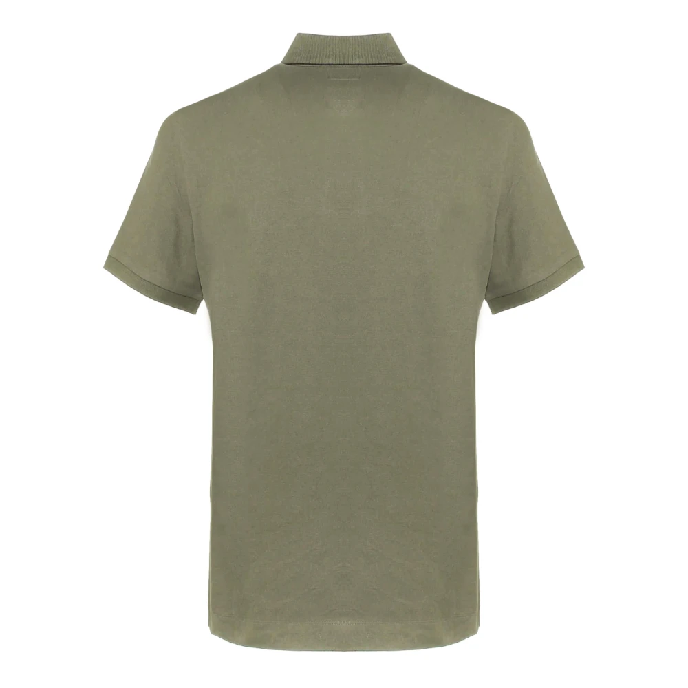 C.P. Company Groene Stretch Katoenen Polo Shirt Green Heren